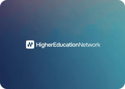 The Higher Education Network logo on its gradient.
