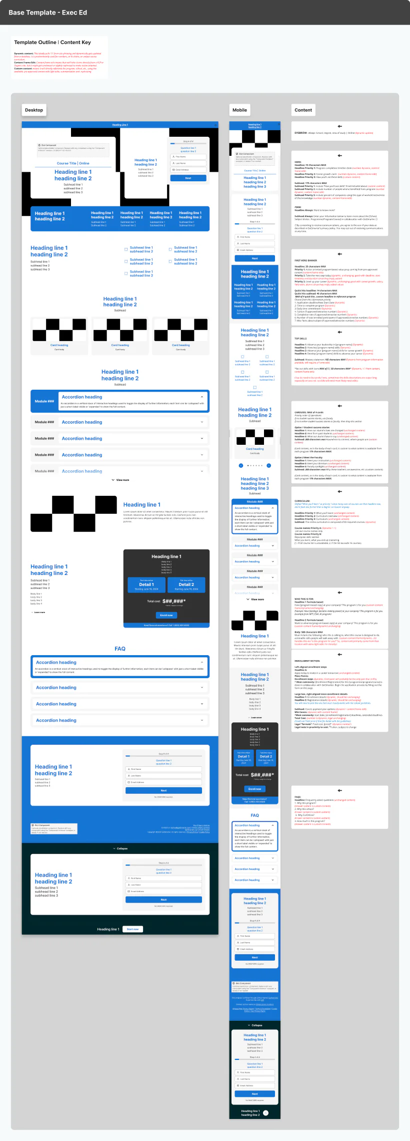 EXECUTIVE EDUCATION full template review board